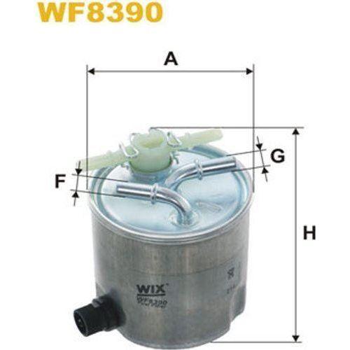 Genuine WIX Fuel Filter Metal Type Pipes Thread WF8390 Wix Filters  - Dynamic Drive