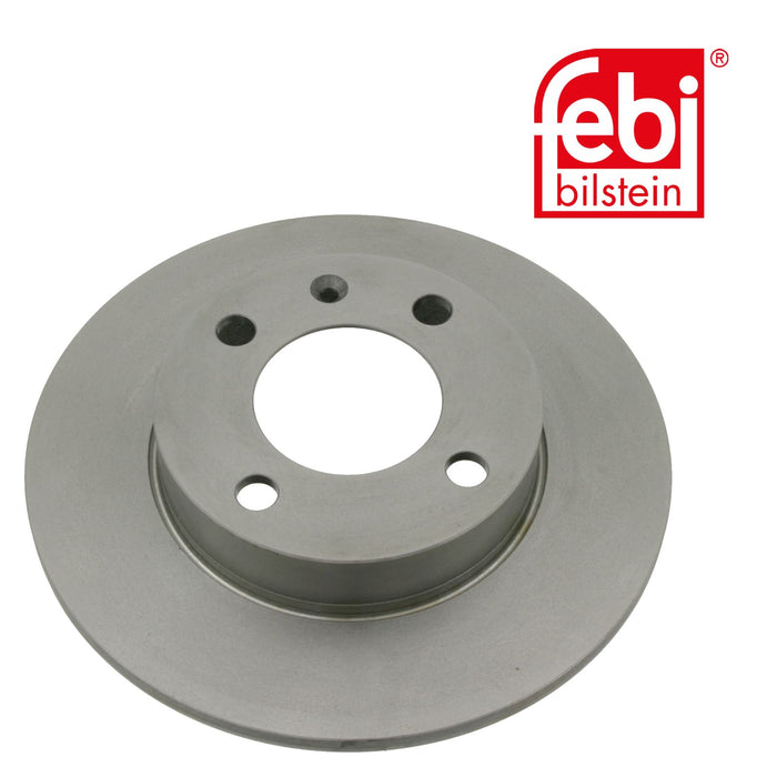 Genuine FEBI Rear Brake Discs & Pads Set Solid for VW Lupo Febi Bilstein  - Dynamic Drive