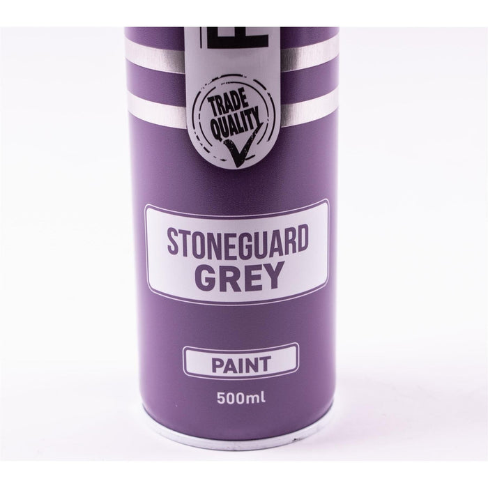 4 x PMA Professional Stone Guard Grey 500ml Spray Paint High Coverage PMA  - Dynamic Drive