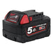 Milwaukee M18 5.0 Ah battery Milwaukee  - Dynamic Drive