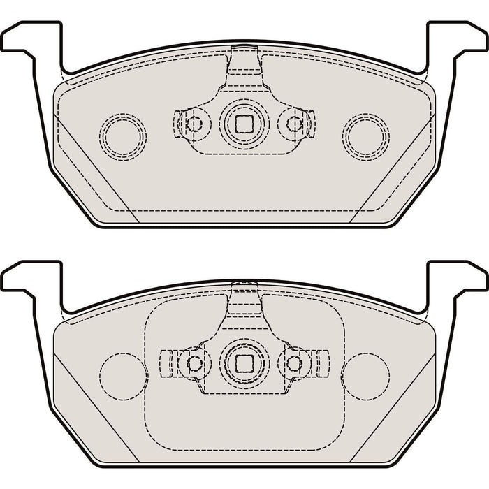 Apec Brake Pads Front Fits Audi A1 Seat Arona Ibiza Skoda Kamiq Scala VW Polo T-C