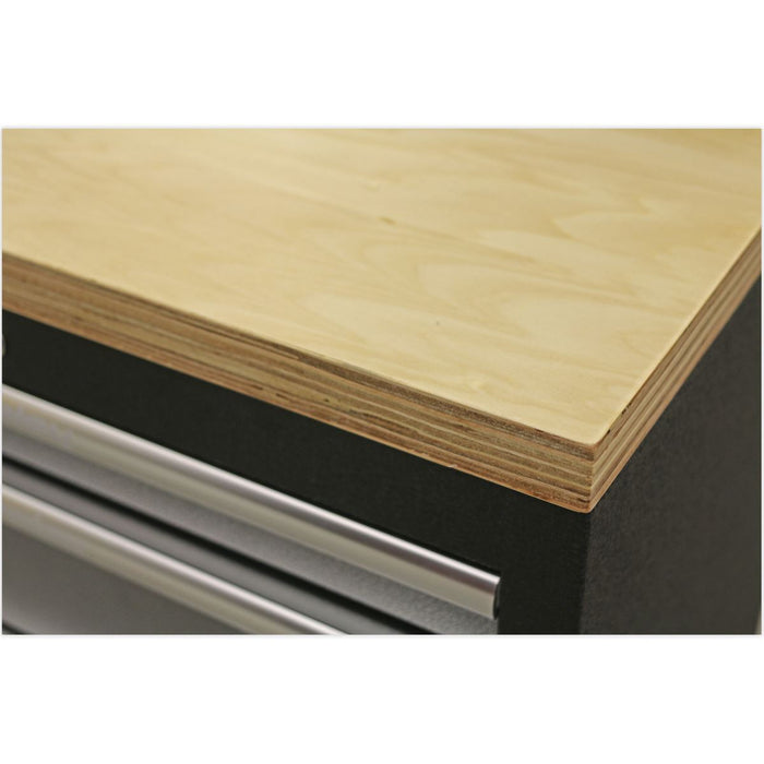 Sealey Superline Pro 1.96m Storage System Pressed Wood Worktop APMSSTACK09W