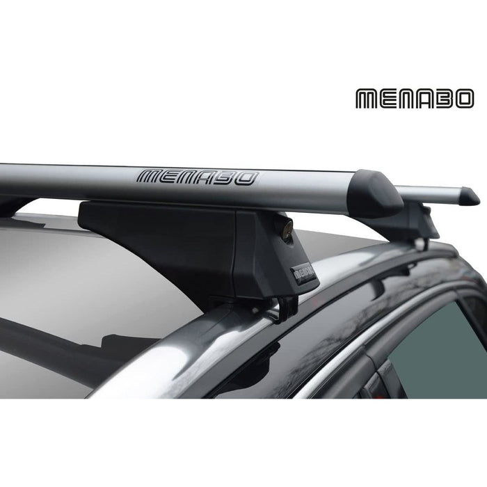 Aluminium Locking Roof Rack Cross Bars fits Seat Ibiza IV Estate 2010-2017 Menabo  - Dynamic Drive