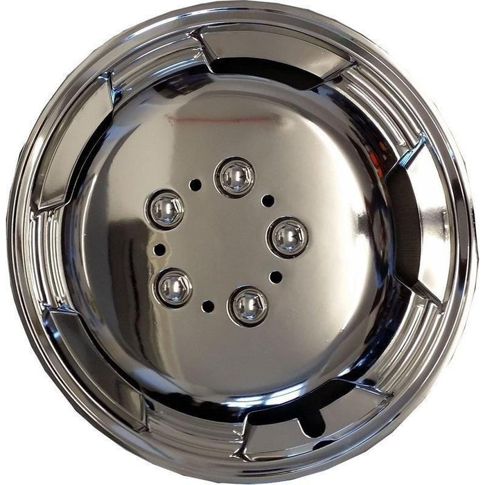 Streetwize SWUX105 16" Extra Deep Dish Wheel Trims Chrome Look - Transit , Sprinter, Ducato,Transporter etc Wheel Cover Set UKB4C  - Dynamic Drive