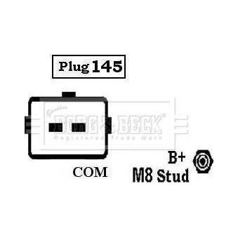 Genuine Borg & Beck Alternator fits Ren ClioMegane 1.41.6 05 BBA3007