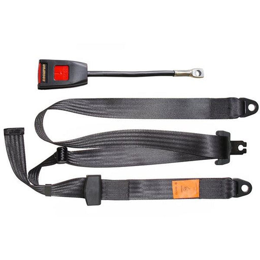 Securon Seat Belt - Static Lap & Diagonal - Black Securon  - Dynamic Drive