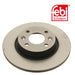 Genuine FEBI Front Brake Discs & Pads Set Solid for Dacia Logan Febi Bilstein  - Dynamic Drive