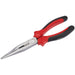 Draper Heavy Duty Long Nose Pliers with Soft Grip Handles, 200mm 68300 Draper  - Dynamic Drive