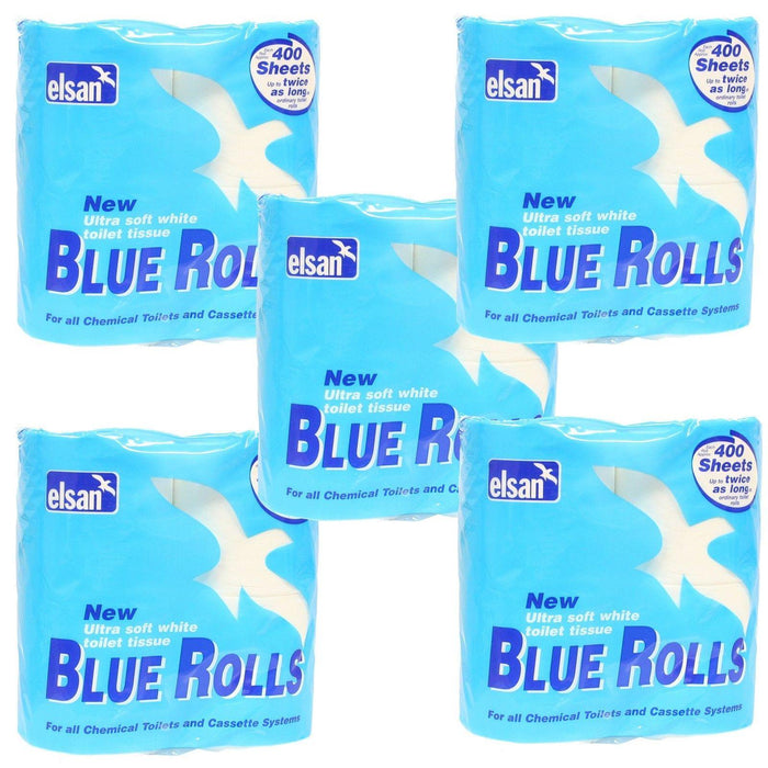 20x Elsan Blue Toilet Rolls 4 Pack - UK Camping And Leisure