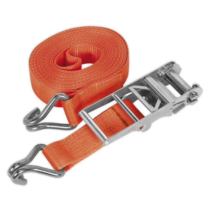 Sealey Ratchet Tie Down 75mm x 10m Polyester Webbing 10000kg Breaking Strength