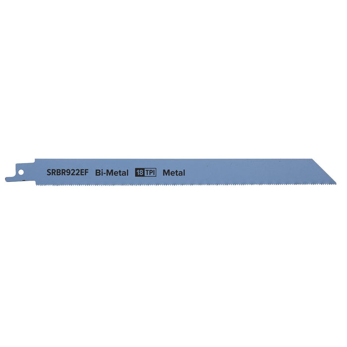 Sealey Reciprocating Saw Blade Metal 230mm 18tpi Pack of 5 SRBR922EF