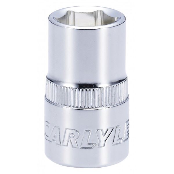 Carlyle Hand Tools Socket - Shallow - Metric Standard - 1/2in. Dr - 14 mm