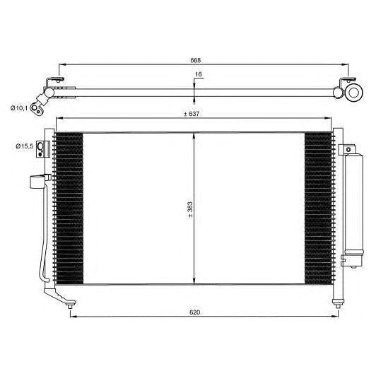 NRF Condenser 35869 NRF  - Dynamic Drive