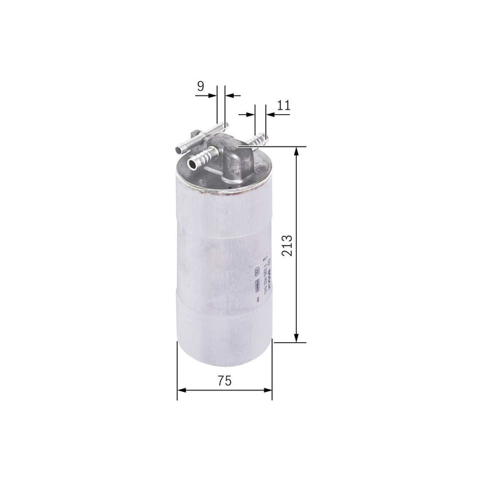 Bosch Car Fuel Filter N2845 fits Audi A6 Allroad Quattro TDi - 3.0 - 06-08 F0264