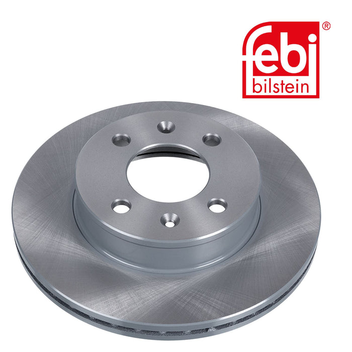 Genuine FEBI Front Brake Discs & Pads Set Vented for Hyundai Accent Febi Bilstein  - Dynamic Drive