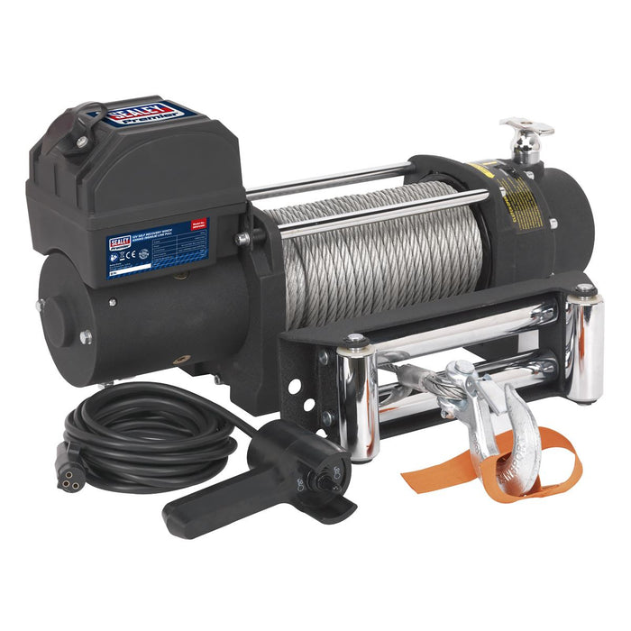 Sealey Self-Recovery Winch 4300kg (9500lb) Line Pull 12V SRW4300 Sealey  - Dynamic Drive