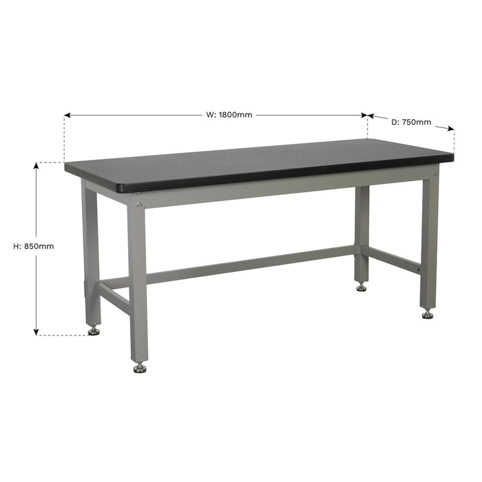 Sealey Workbench Steel Industrial 1.8m API1800 Sealey  - Dynamic Drive