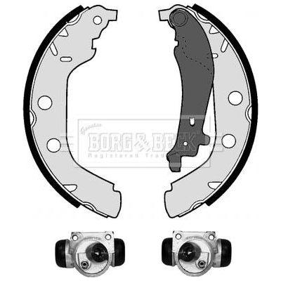 Genuine Borg & Beck Brake Shoe Kit fits Peugeot 406 9604 BBS1106K Borg & Beck  - Dynamic Drive