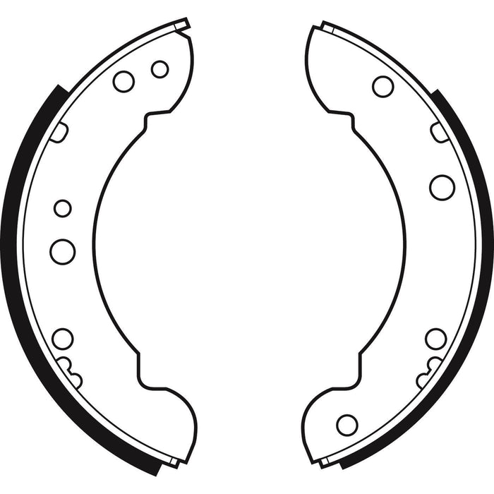 Apec Brake Shoe Rear Fits Ford Transit Ldv 200 Pilot Sherpa Rover Mgr