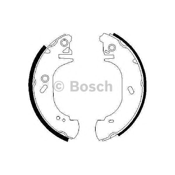 Genuine Bosch Brake Shoe Bs775 fits Vauxhall Movano CDTi - 2.5 - 06-10 098648752