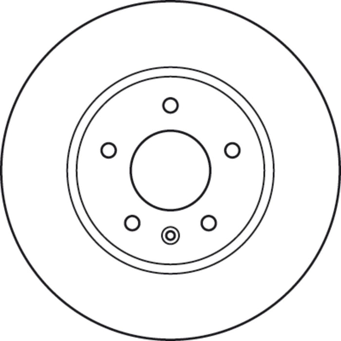 Genuine TRW Brake Disc (Single) DF4928S TRW  - Dynamic Drive