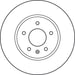 Genuine TRW Brake Disc (Single) DF4928S TRW  - Dynamic Drive