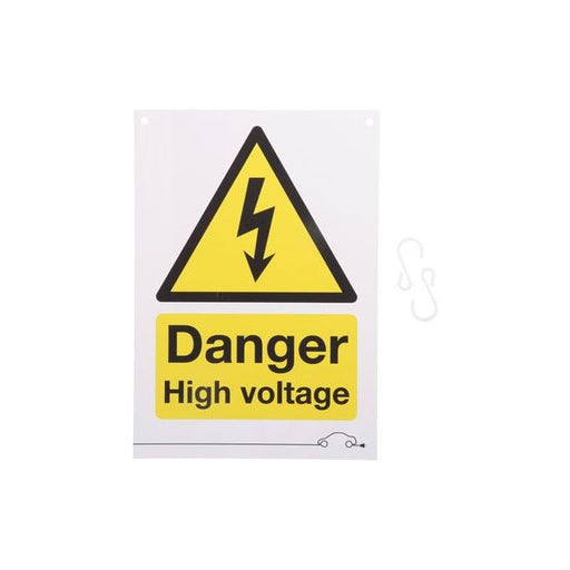 Laser Danger High Voltage Sign 6642 Laser Tools  - Dynamic Drive