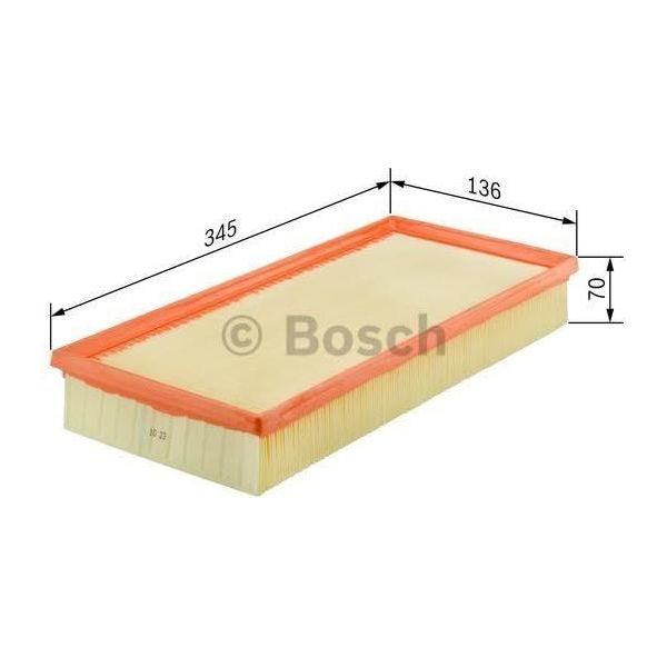 Bosch Car Air Filter S9404 fits VW Tiguan TDi|TDi BlueMotion - 2.0 - 07-18 19874