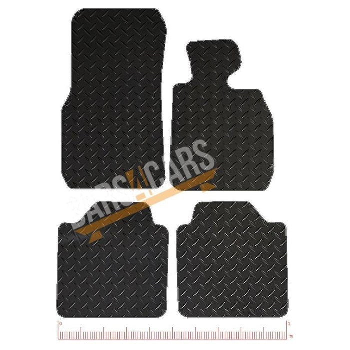 Blue Trim TailoBlue Rubber Car Mats for Bmw F34 3 Series Gran Turismo Feb 13> Set of 4 UKB4C  - Dynamic Drive