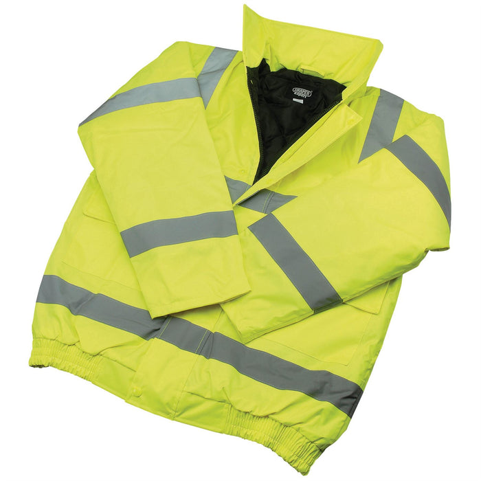 Draper High Visibility Bomber Jacket, Size XL 84726 Draper  - Dynamic Drive