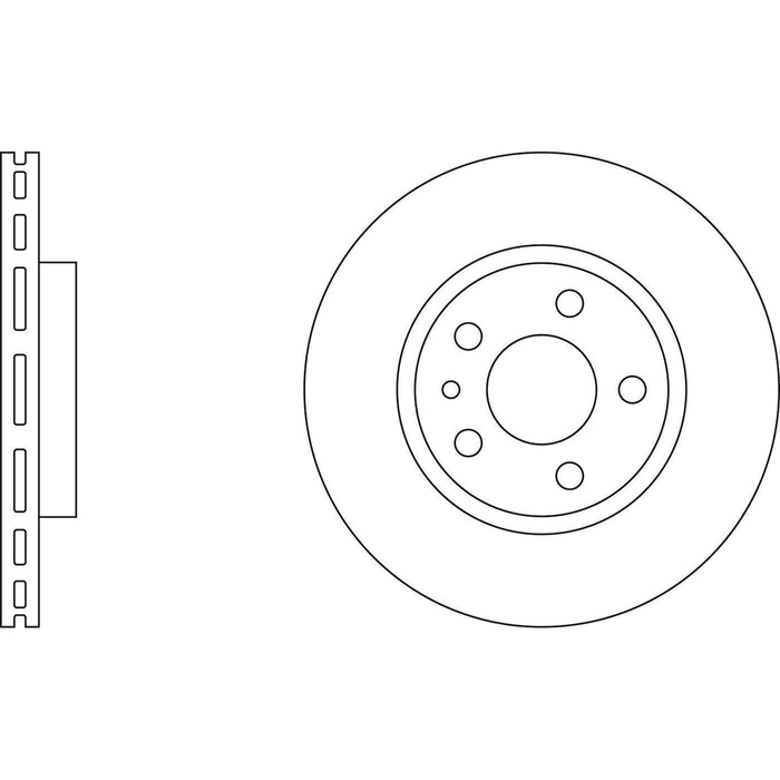 Apec Brake Disc Front Fits Alfa Romeo Spider