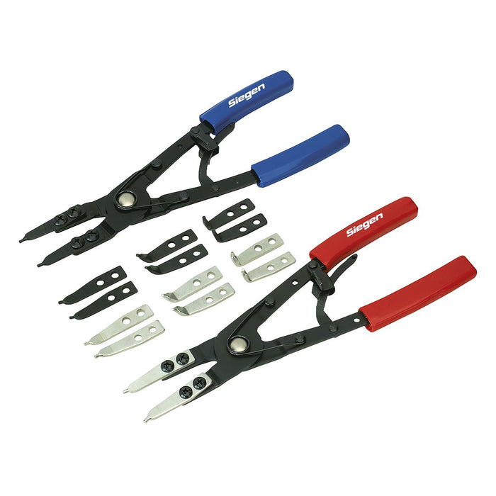 Seigen by Sealey Circlip Pliers Set Internal/External 265mm S0553 Sealey  - Dynamic Drive