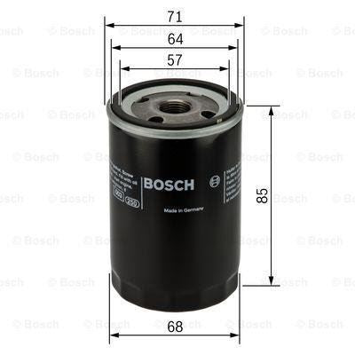 Genuine Bosch Cv Oil Filter P3272 0451103272