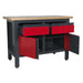 Sealey Workstation with 2 Drawers & 2 Cupboards AP1372A Sealey  - Dynamic Drive