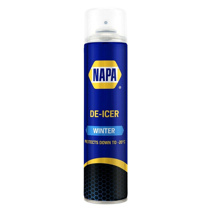 3 X Napa Car De-Icer Spray Melts Windscreen Ice Frost Aerosol Deicer 600Ml