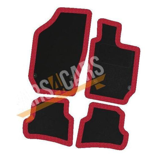 Fully Tailored Red Trim Carpet Mats Seat Ibiza 08 ON Set of 4 With 4 Clips Town Parts  - Dynamic Drive