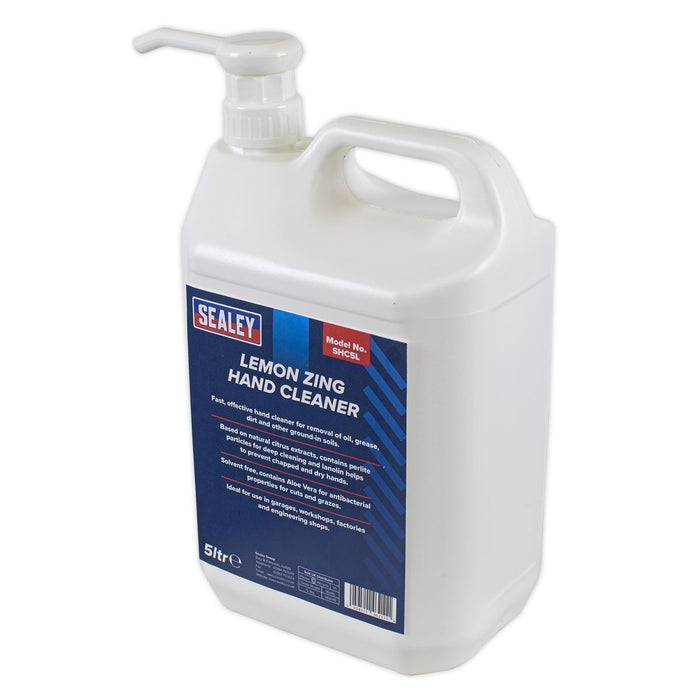 Sealey Hand Cleaner 5L Lemon Zing SHC5L Sealey  - Dynamic Drive