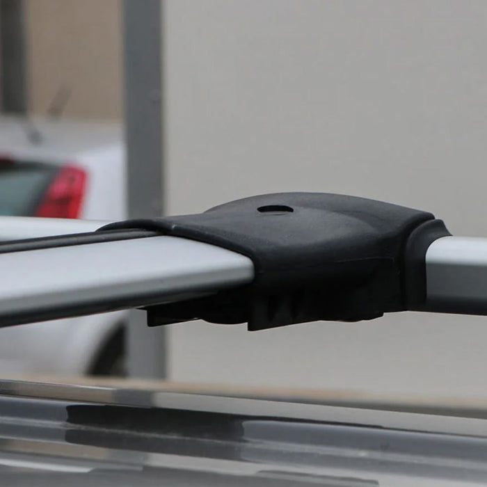 Roof Bars Rack Aluminium Silver fits Citroen C4 Cactus 2014- I Omtec  - Dynamic Drive