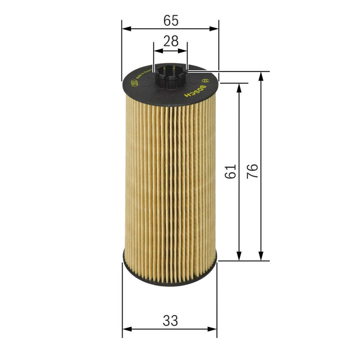 Genuine Bosch Car Oil Filter P9301 fits VW Polo - 1.4 - 09-14 1457429301