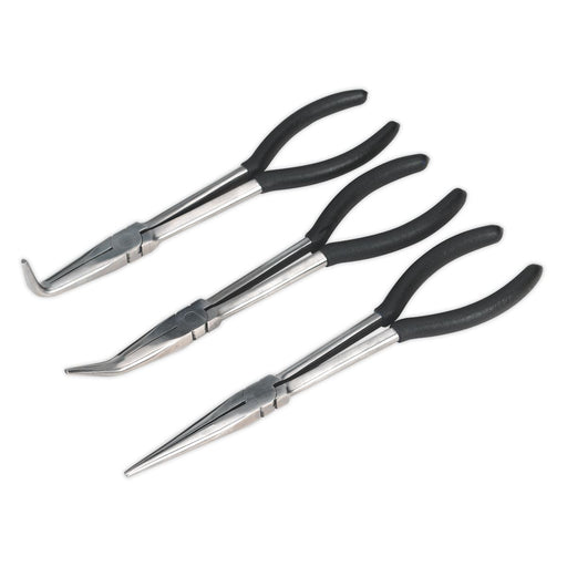 Seigen by Sealey Needle Nose Pliers Set 3pc 275mm S0433 Sealey  - Dynamic Drive