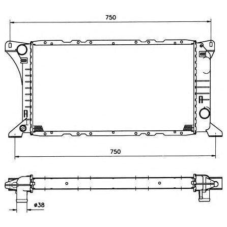 NRF Radiator 506212