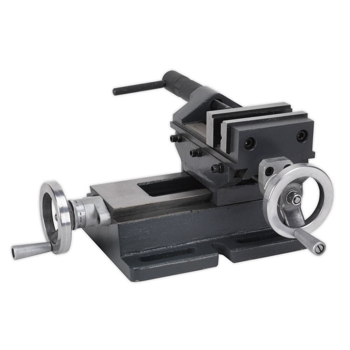 Sealey Cross Vice 150mm Professional CV6P Sealey  - Dynamic Drive