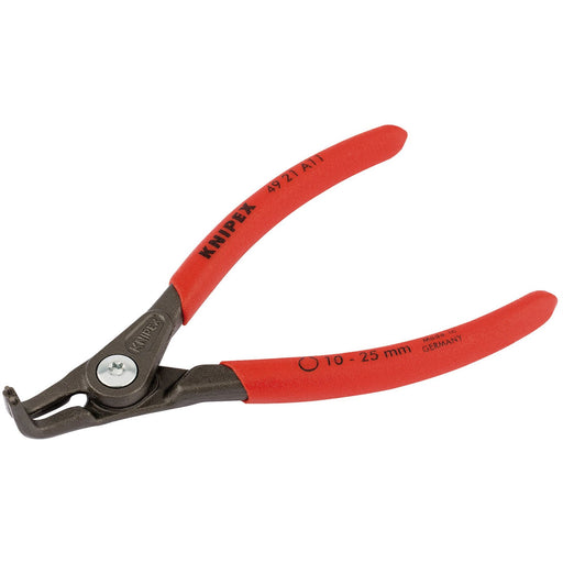 Draper Knipex 49 21 A11 90&deg; External Straight Tip Circlip Pliers, 10 - 25mm Draper  - Dynamic Drive