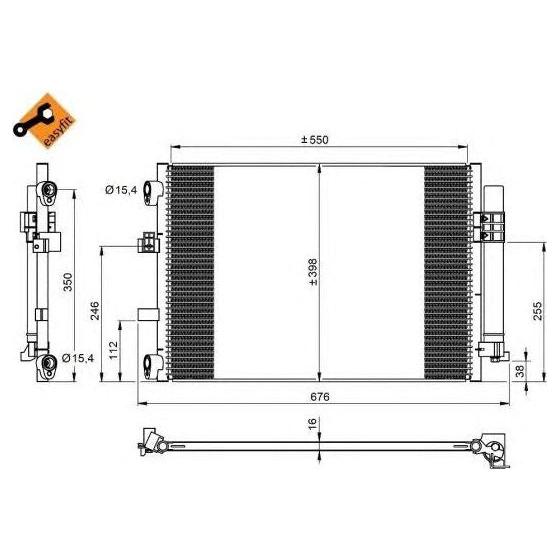 NRF Condenser 350210