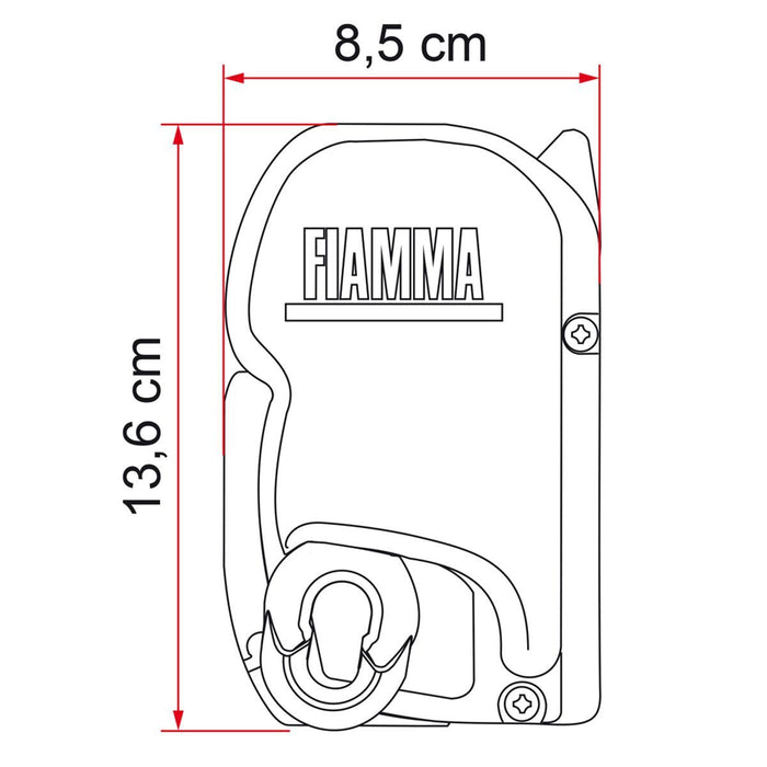 Fiamma F45S 260 PSA Deep Black Royal Grey