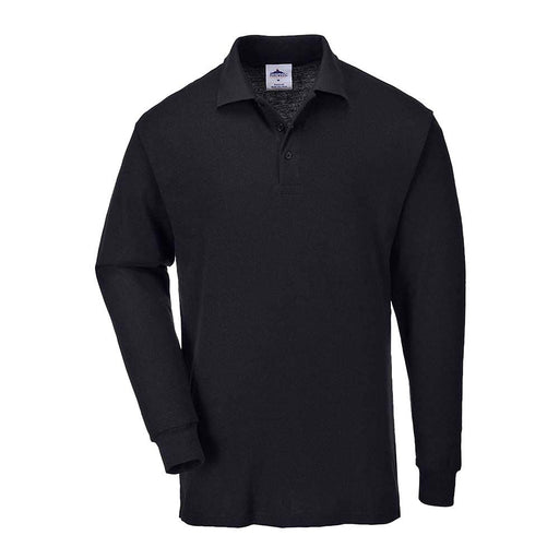 Portwest Genoa Long Sleeved Polo Shirt Portwest  - Dynamic Drive