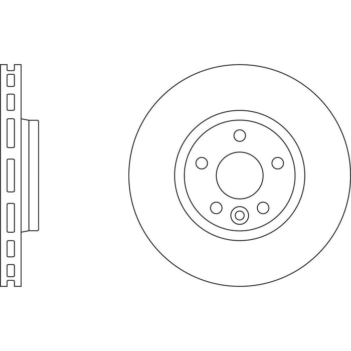 Apec Brake Disc Front Fits Ford Galaxy Mondeo S-Max Land Rover Freelander Range