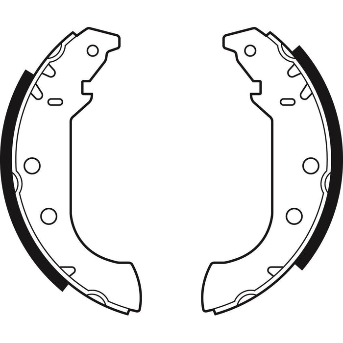 Apec Brake Shoe Rear Fits Peugeot 306 405