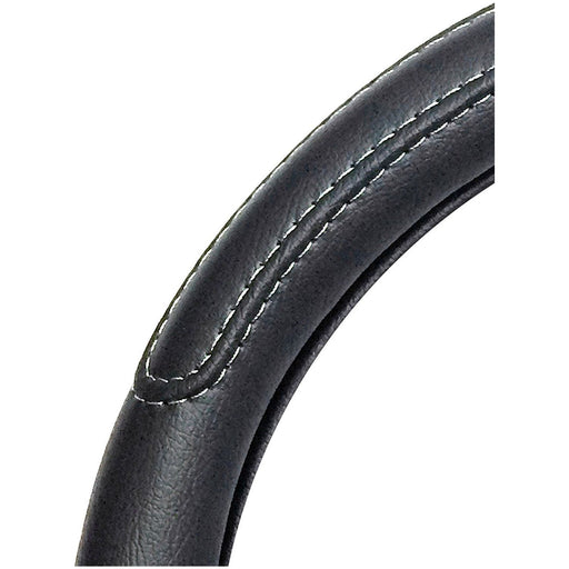 Black Steering Wheel Cover Soft Grip Leather Look Glove fits Nissan X-Trail UKB4C  - Dynamic Drive