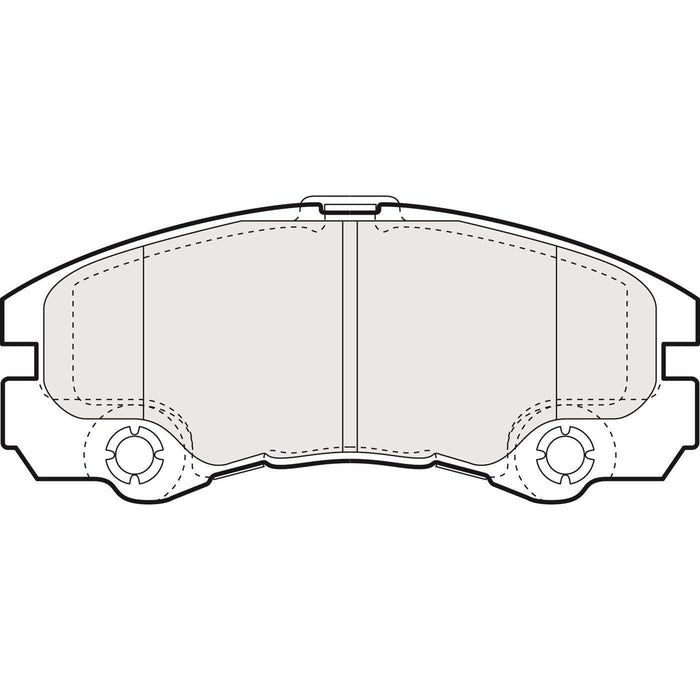 Apec Brake Pads Front Fits Opel Frontera Vauxhall